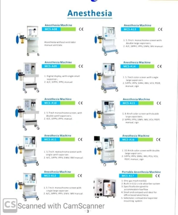 Anesthesia Machine